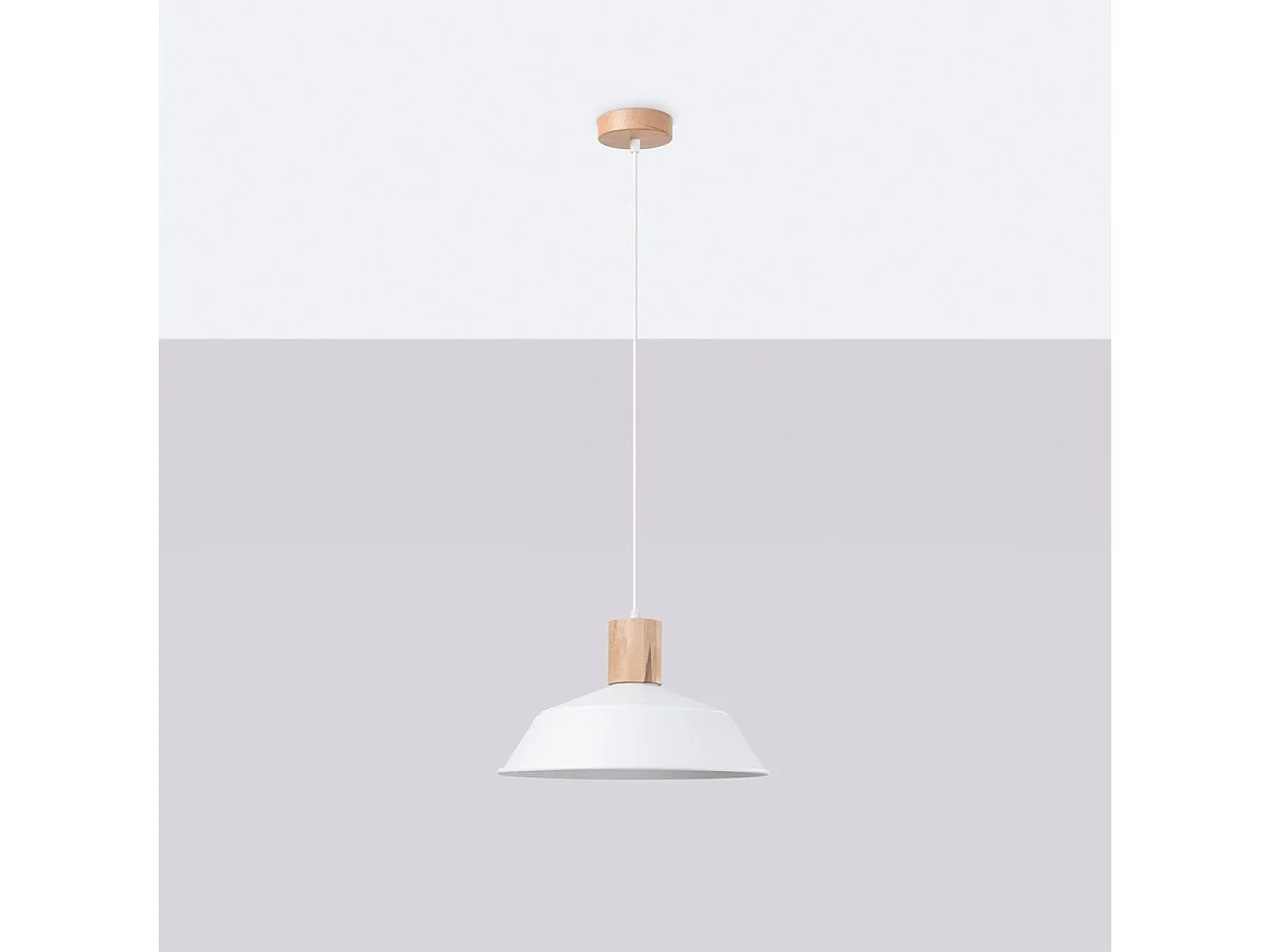 Lampe suspendue Fusion blanc