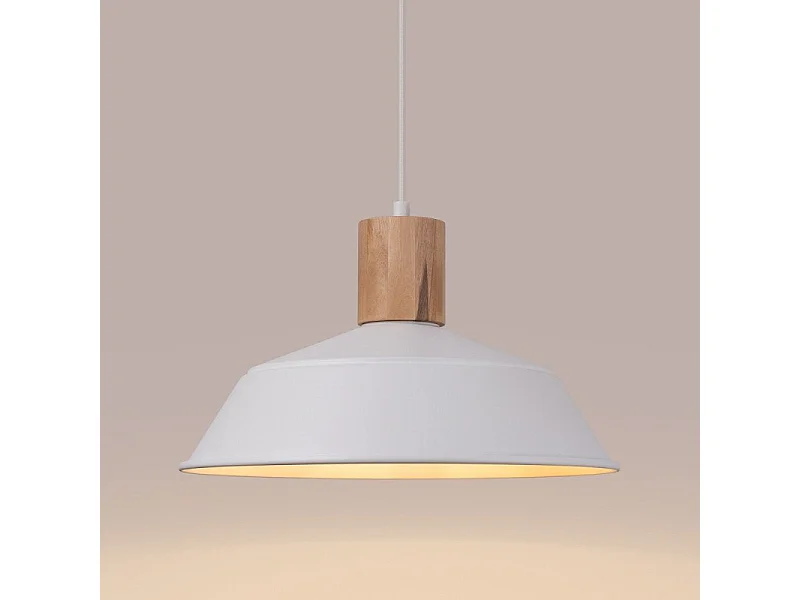 Lampe suspendue Fusion blanc