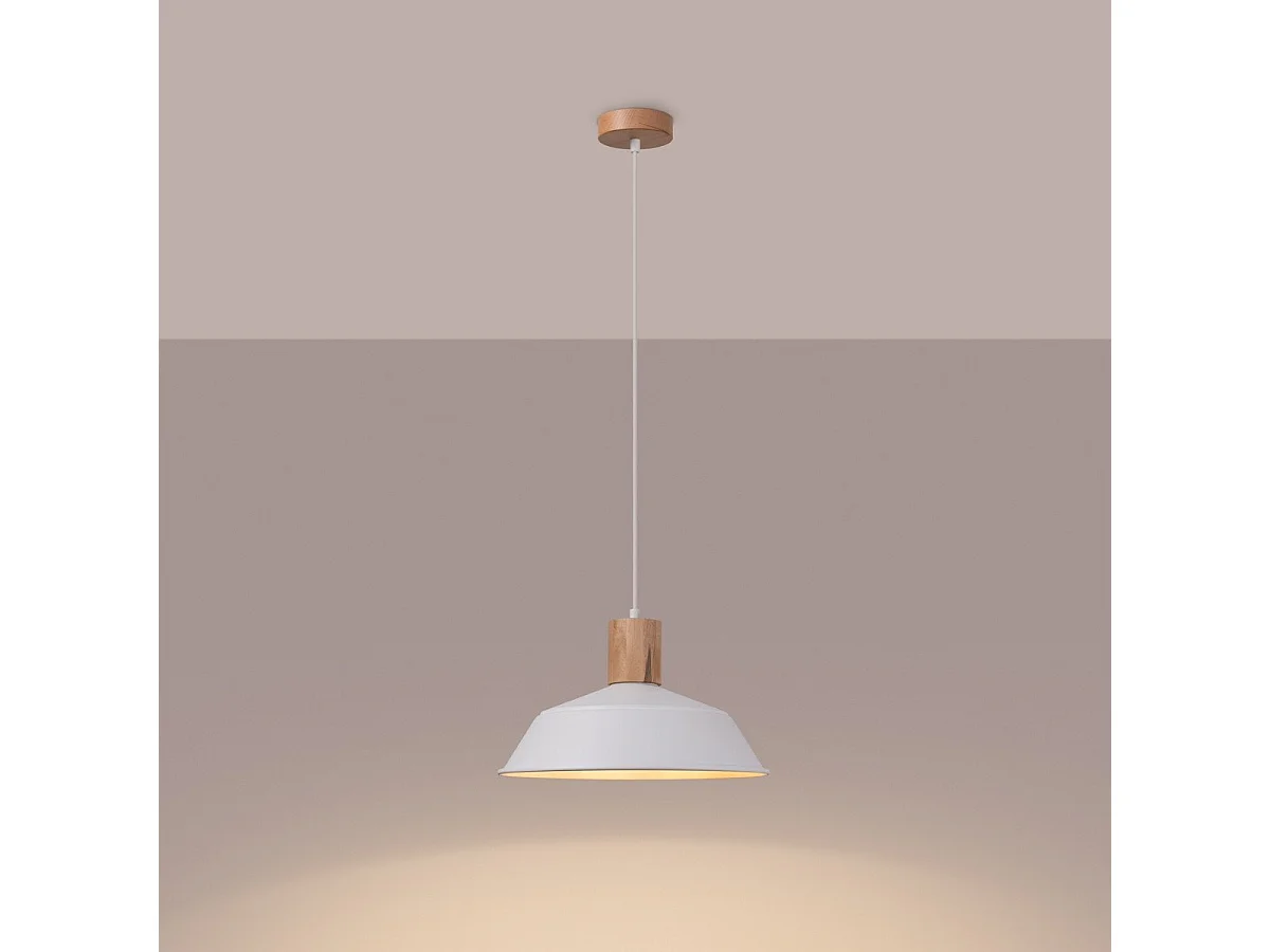 Lampe suspendue Fusion blanc