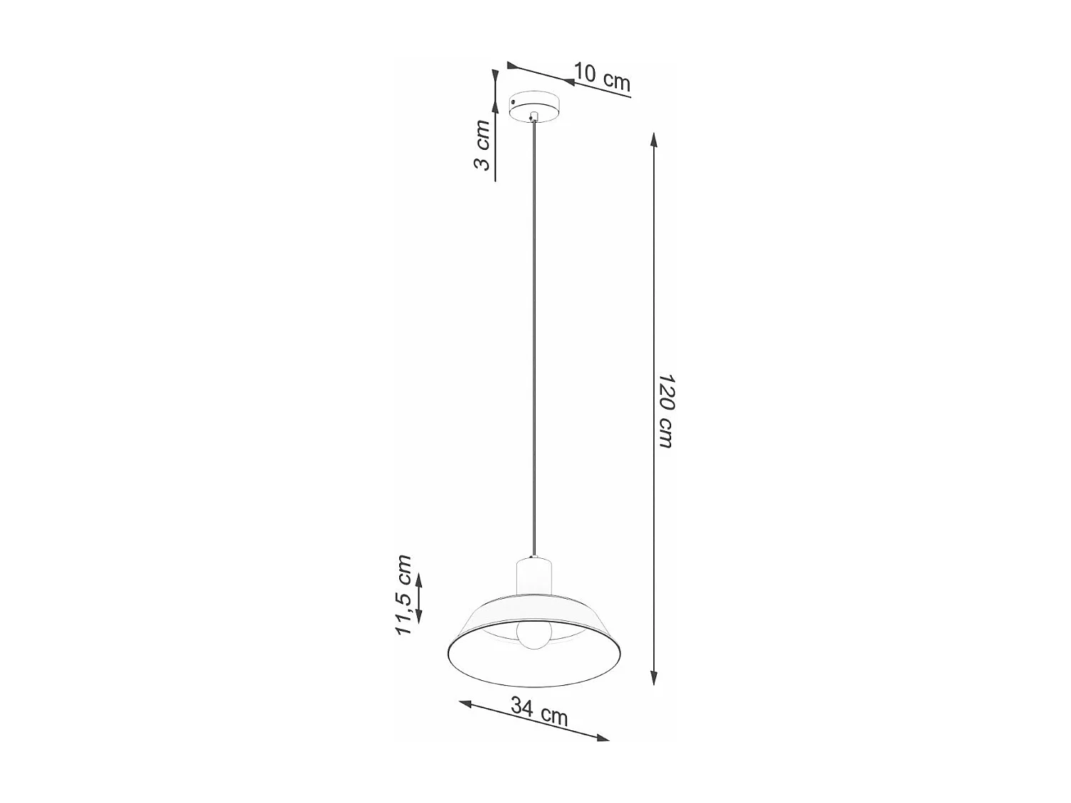 Lampe suspendue Fusion blanc