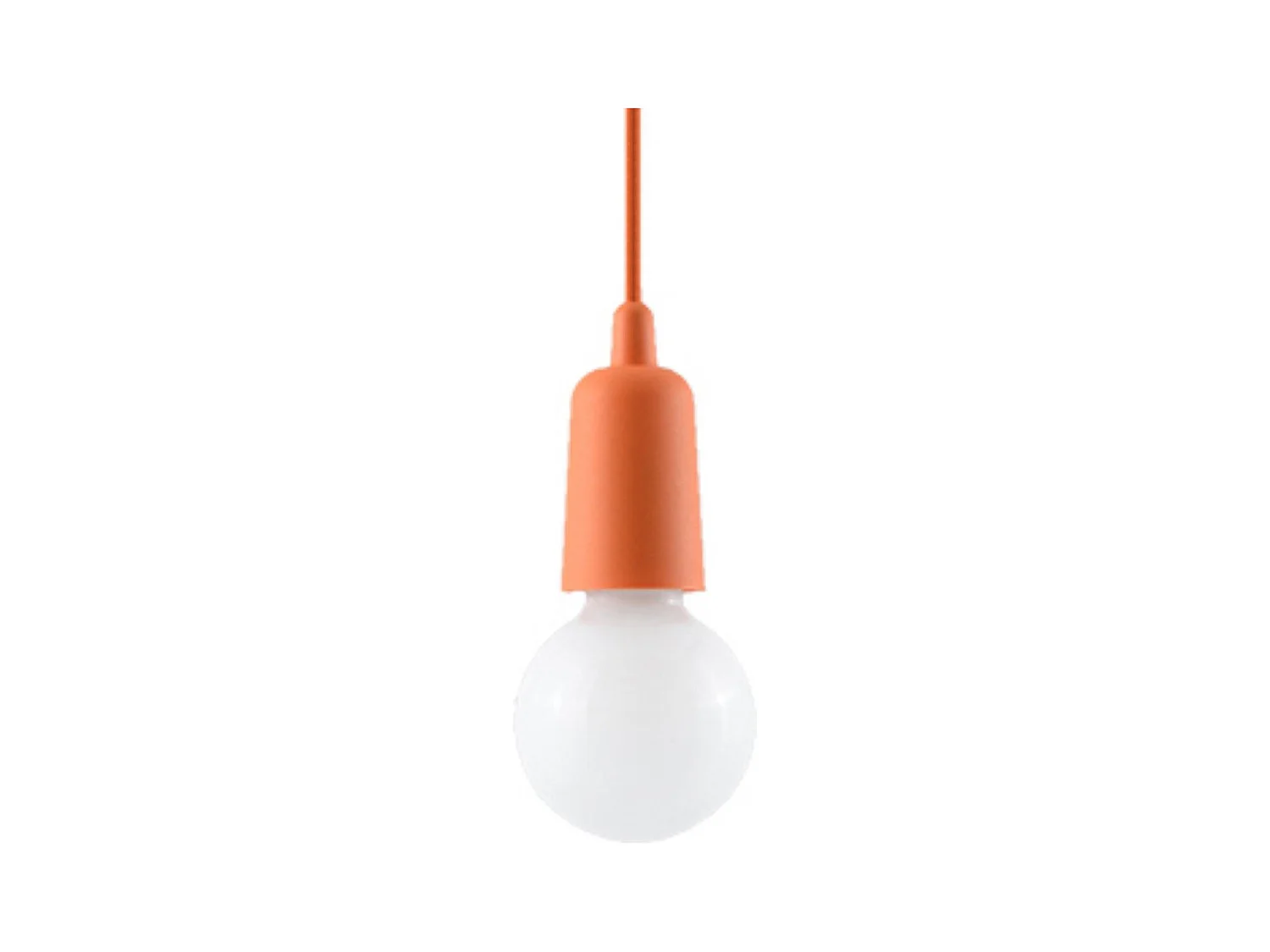 Lampe pendante Dione 1 orange