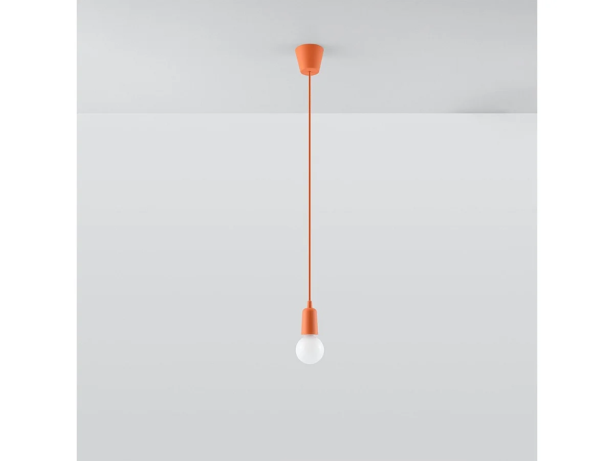 Lampe pendante Dione 1 orange
