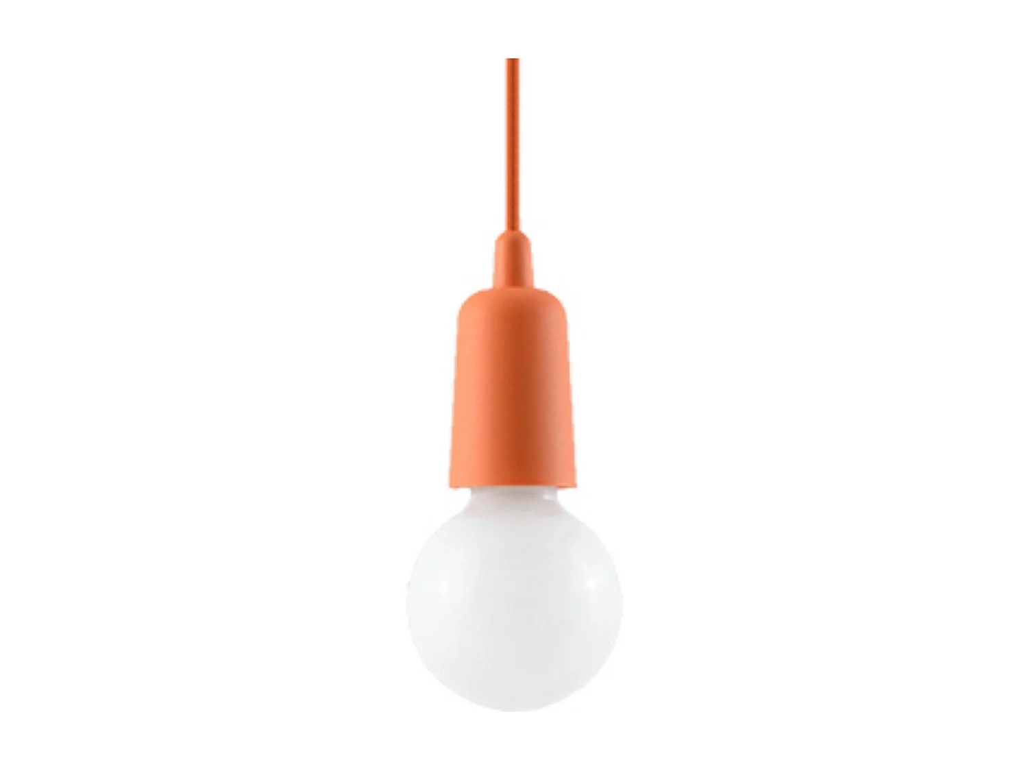 Lampe pendante Dione 1 orange