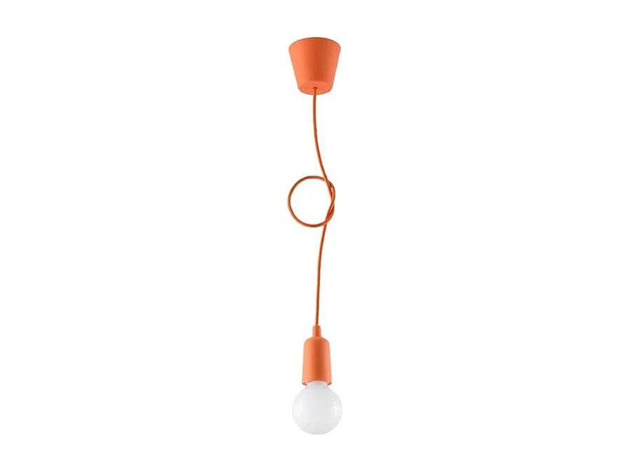 Lampe pendante Dione 1 orange