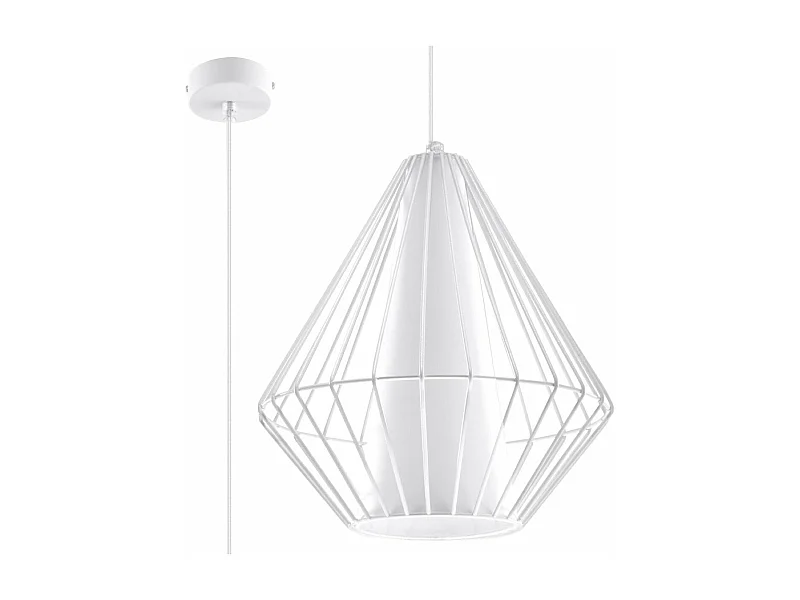 Lampe suspendue Deneb blanc