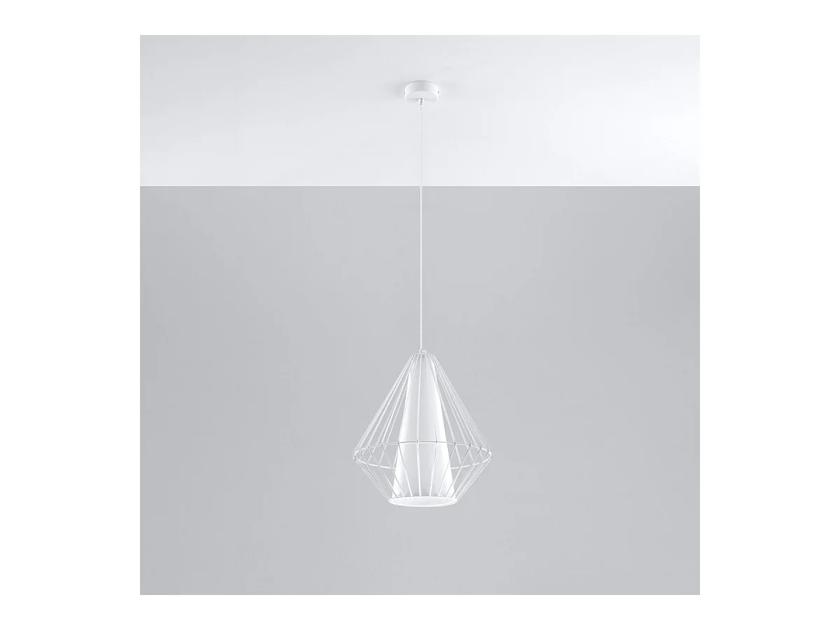 Lampe suspendue Deneb blanc
