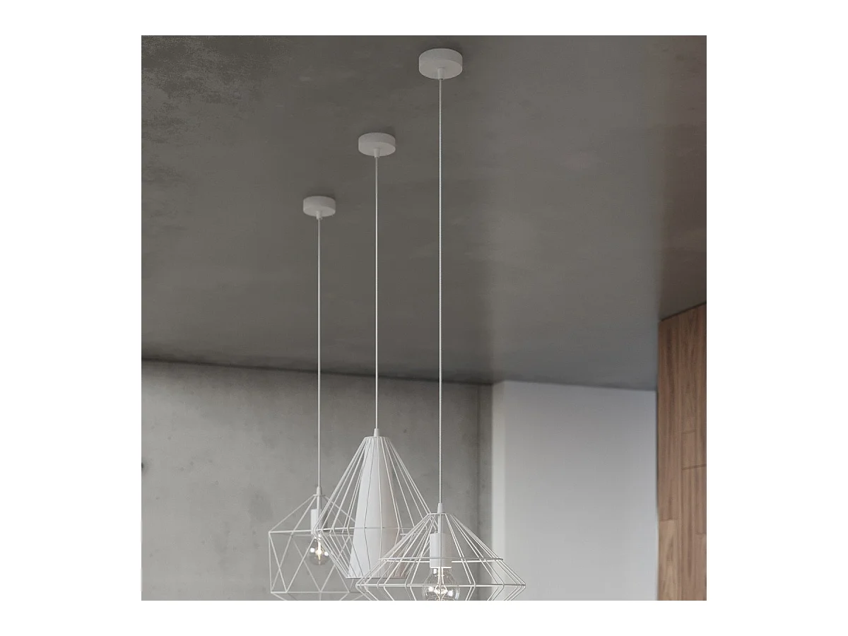 Lampe suspendue Deneb blanc