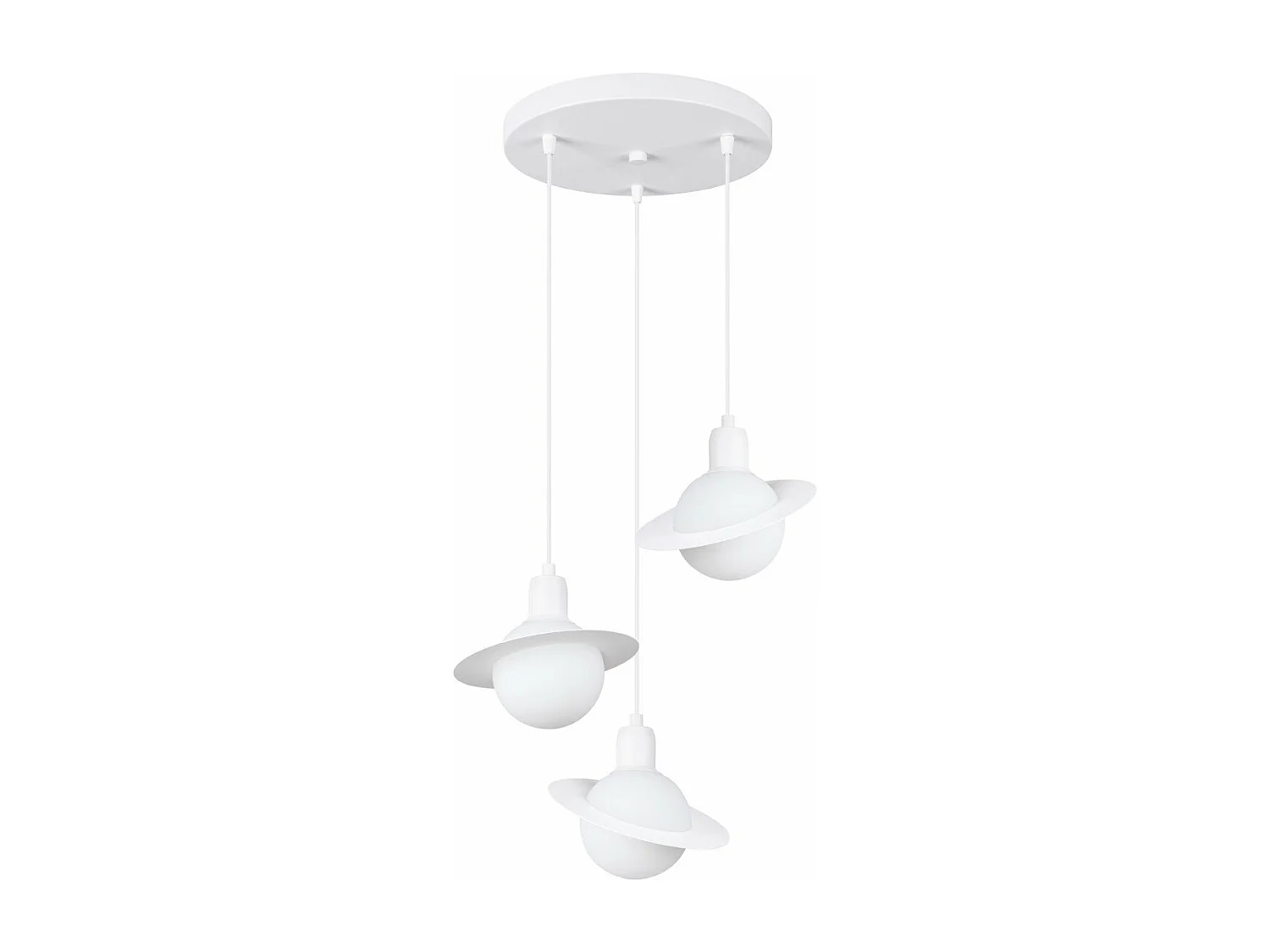 Lampe suspendue Hyperstar 1 blanc