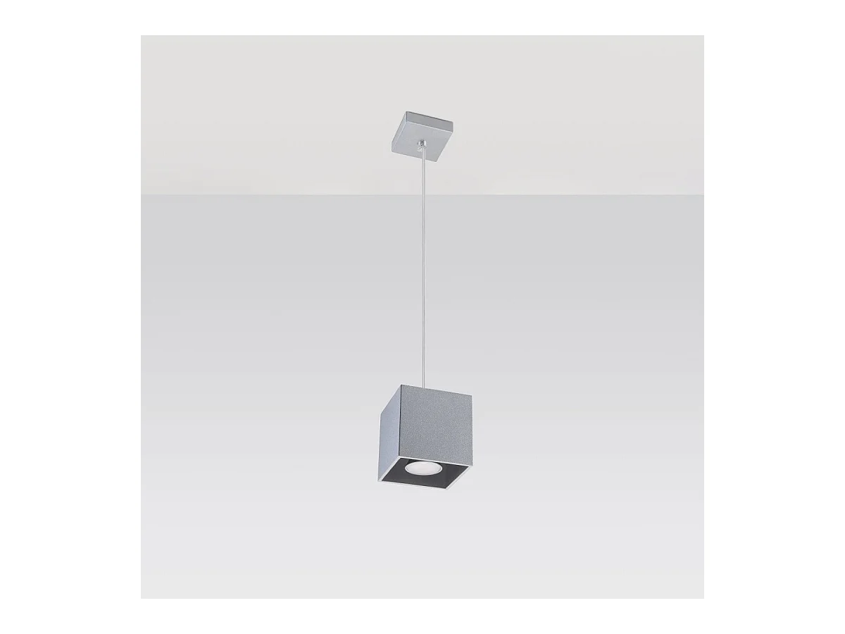 Lampe suspendue Quasar 1 gris