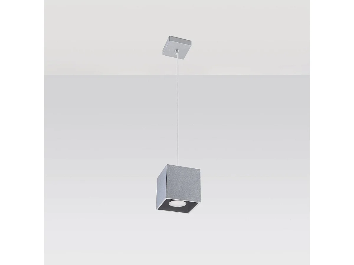 Lampe suspendue Quasar 1 gris
