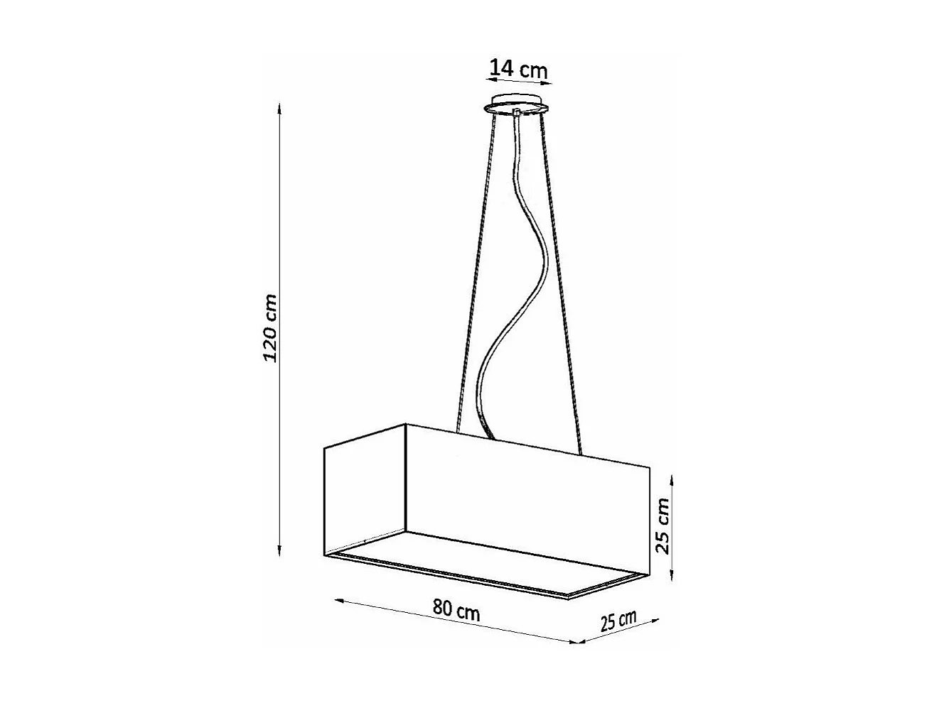 Lustre Scheat BIS 80 blanc