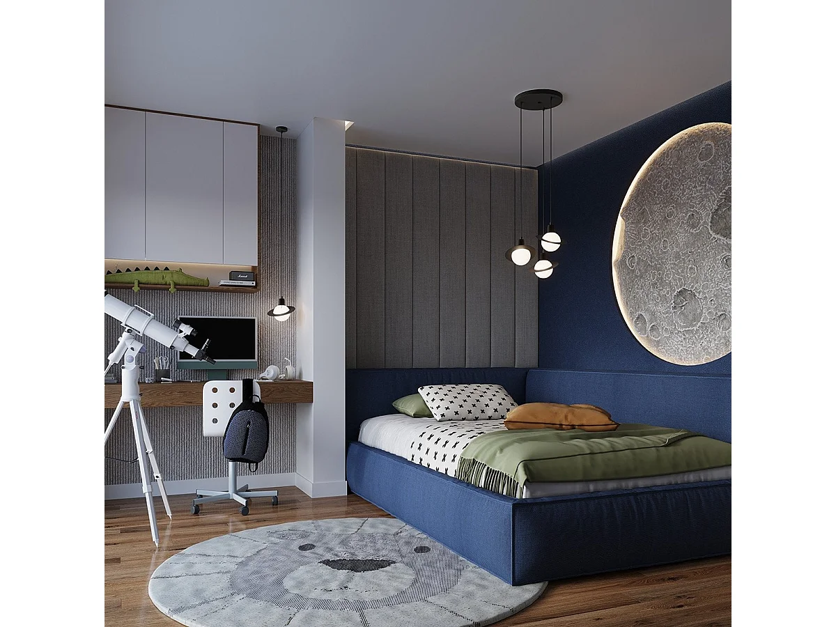 Lampe suspendue Hyperstar 1 noir