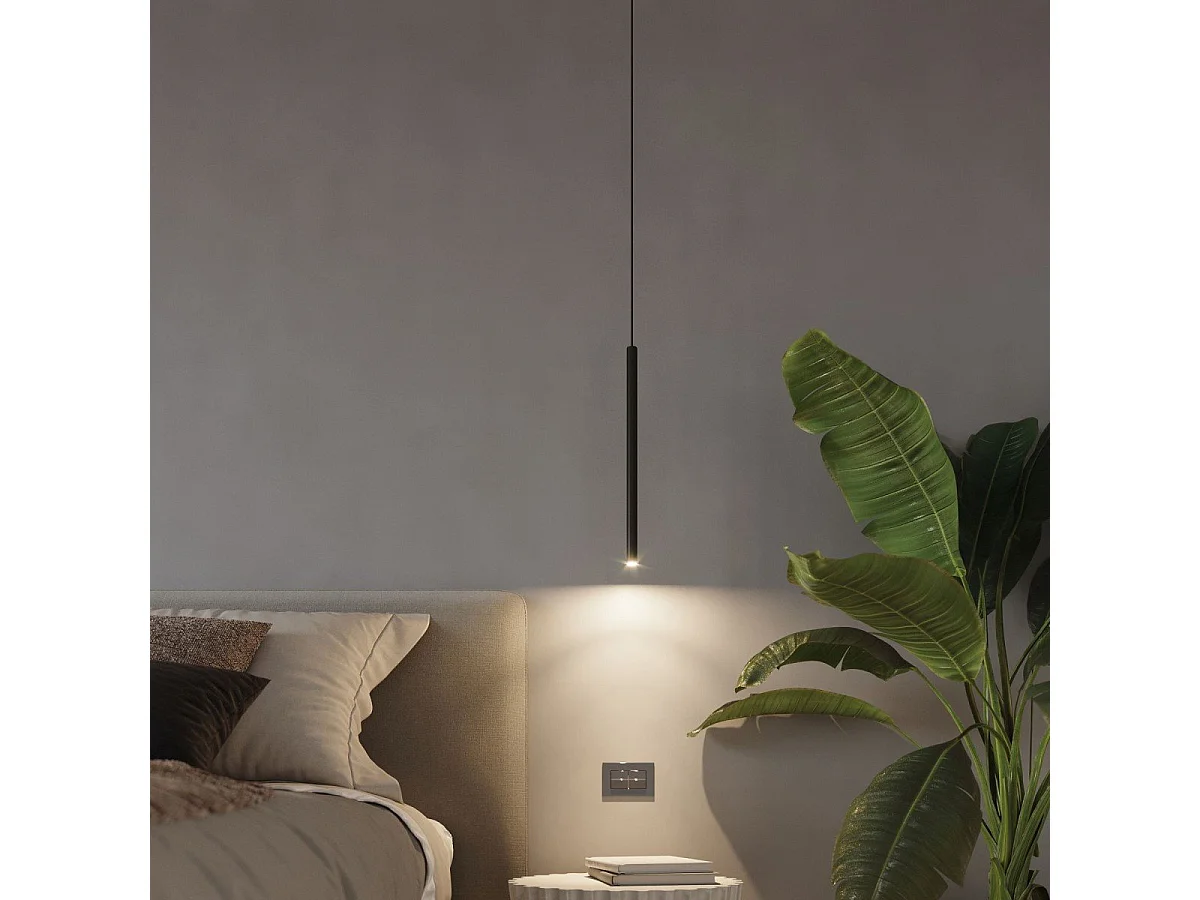 Lampe suspendue Novastel 5P noir