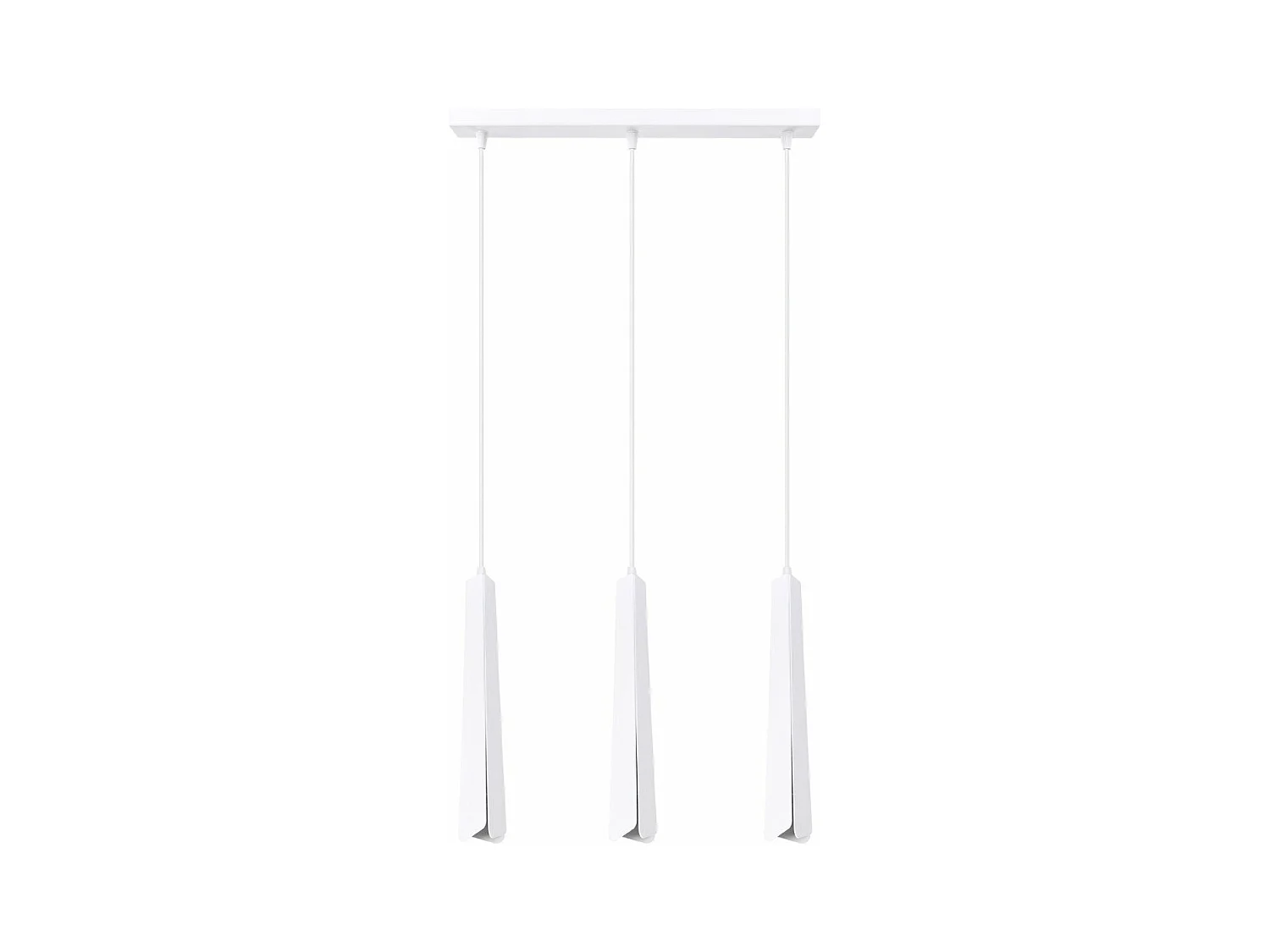 Lampe suspendue Prismatica 3L blanc