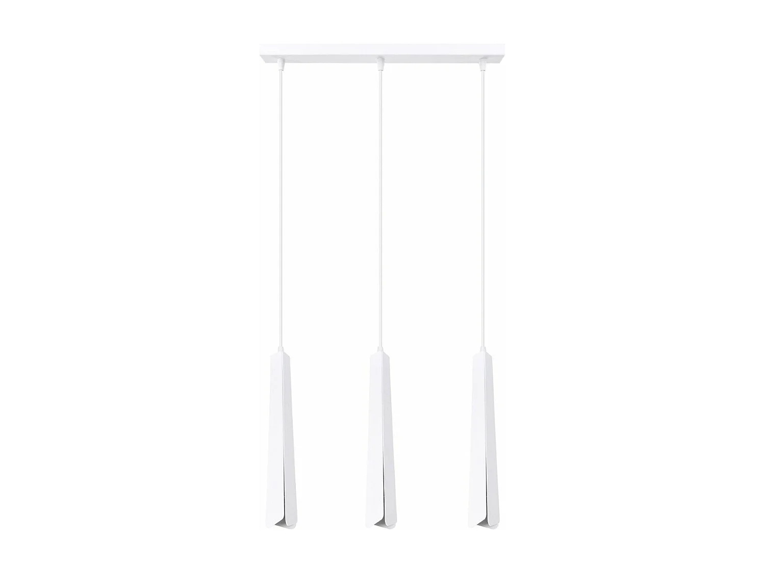 Lampe suspendue Prismatica 3L blanc