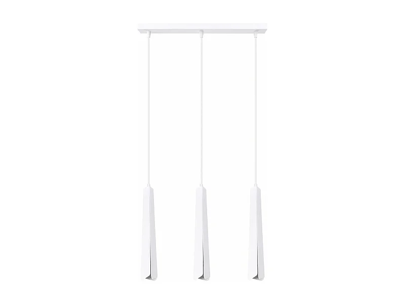Lampe suspendue Prismatica 3L blanc
