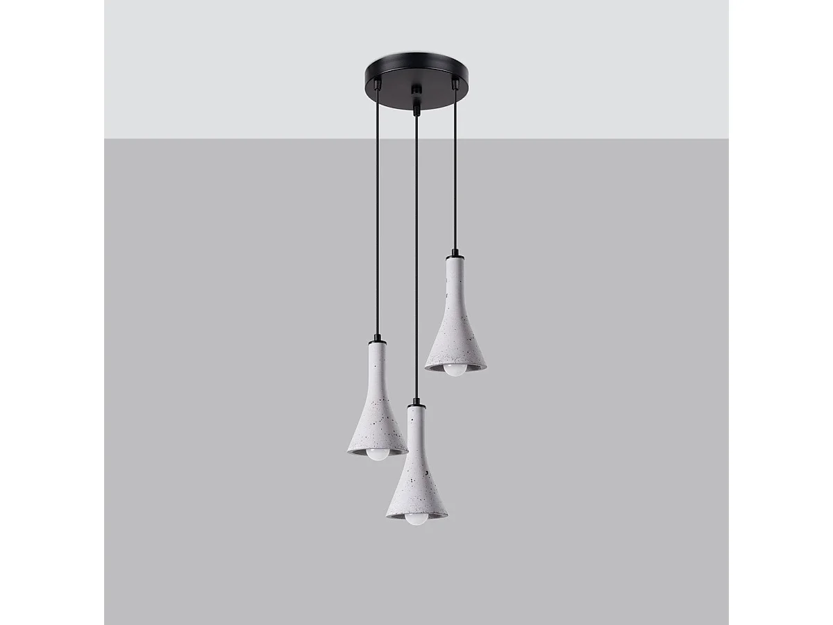Lampe suspendue Siriara 3P béton