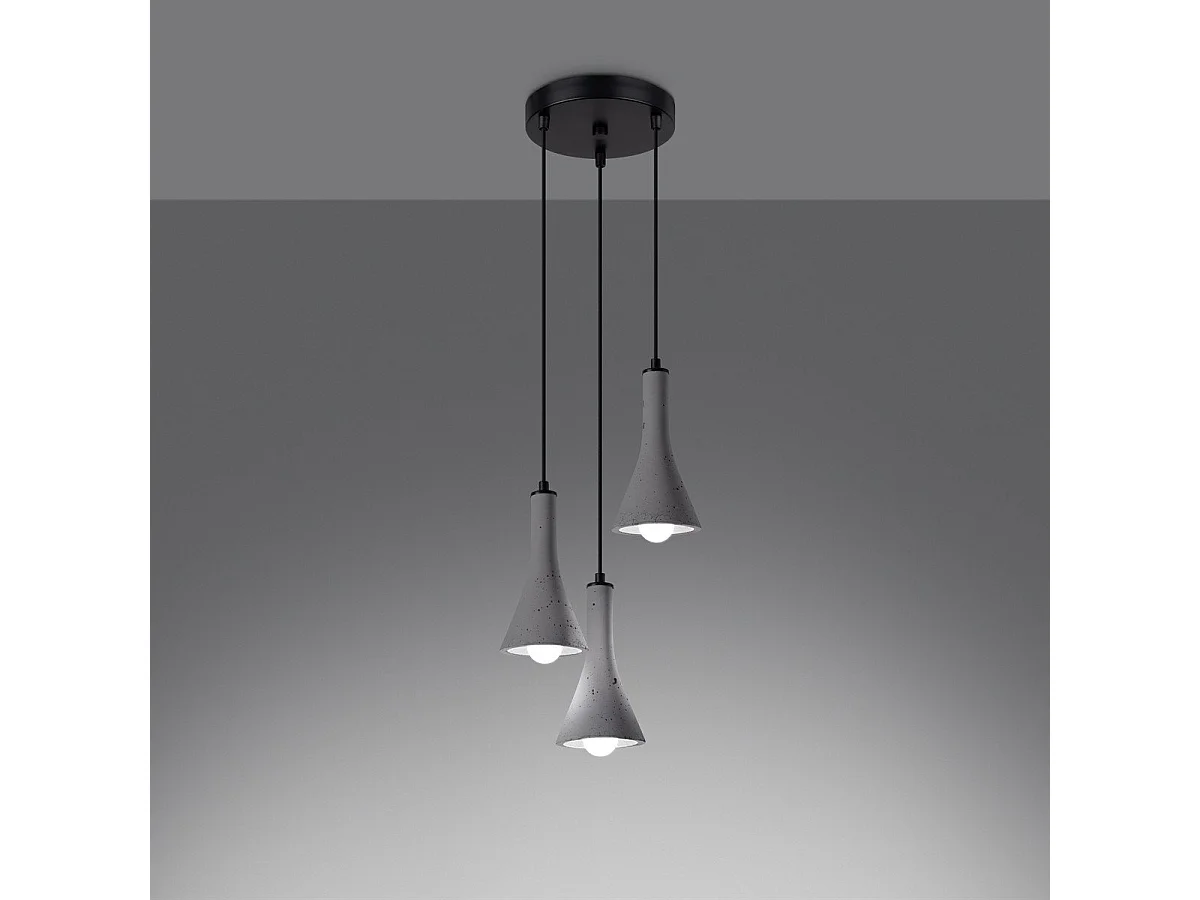 Lampe suspendue Siriara 3P béton