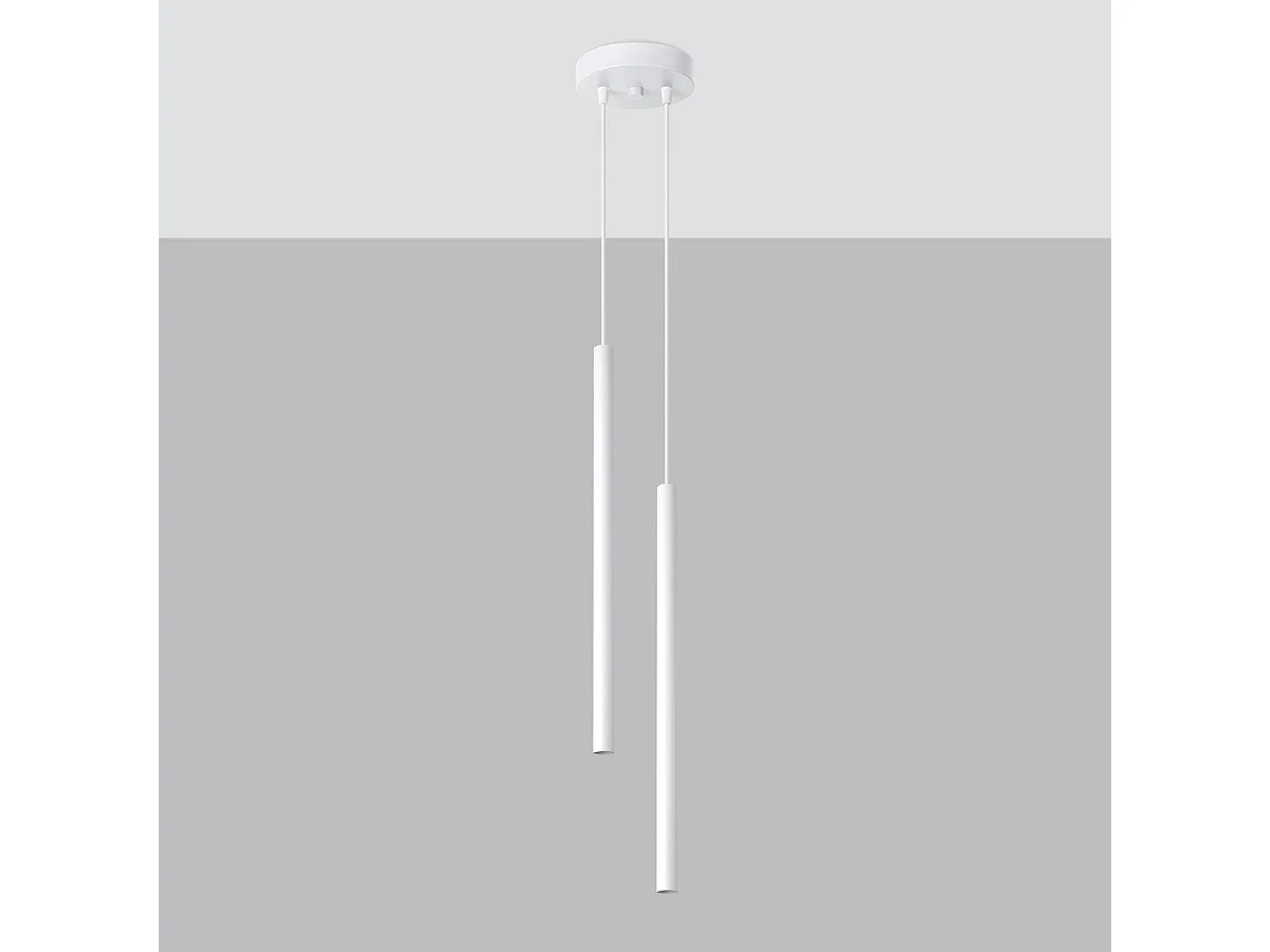 Lampe suspendue Novastel 2 blanc