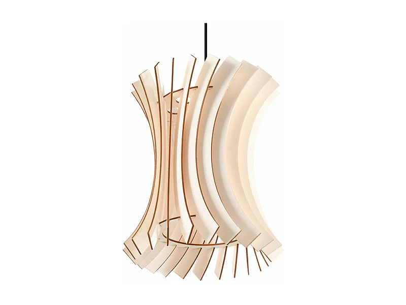 Lampe pendante Orion en bois