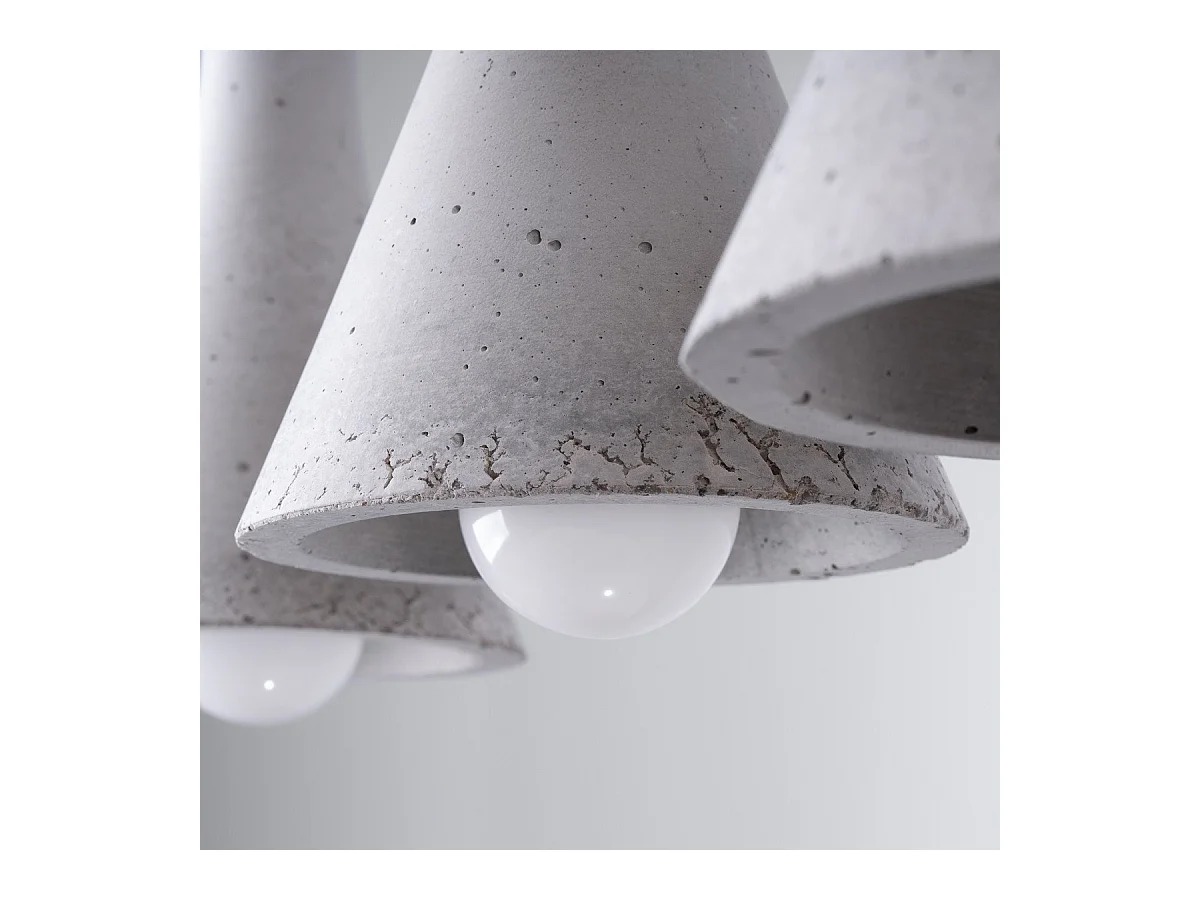 Lampe suspendue Siriara 3L béton