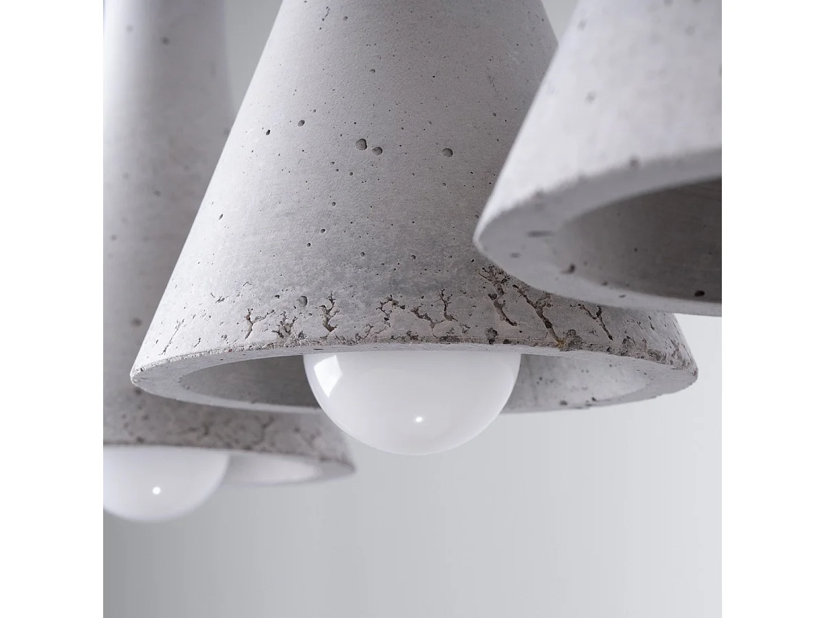 Lampe suspendue Siriara 3L béton