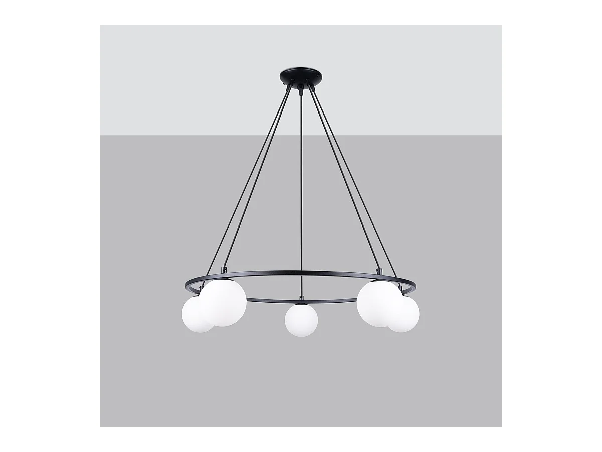 Lustre Seraphine 5 Noir