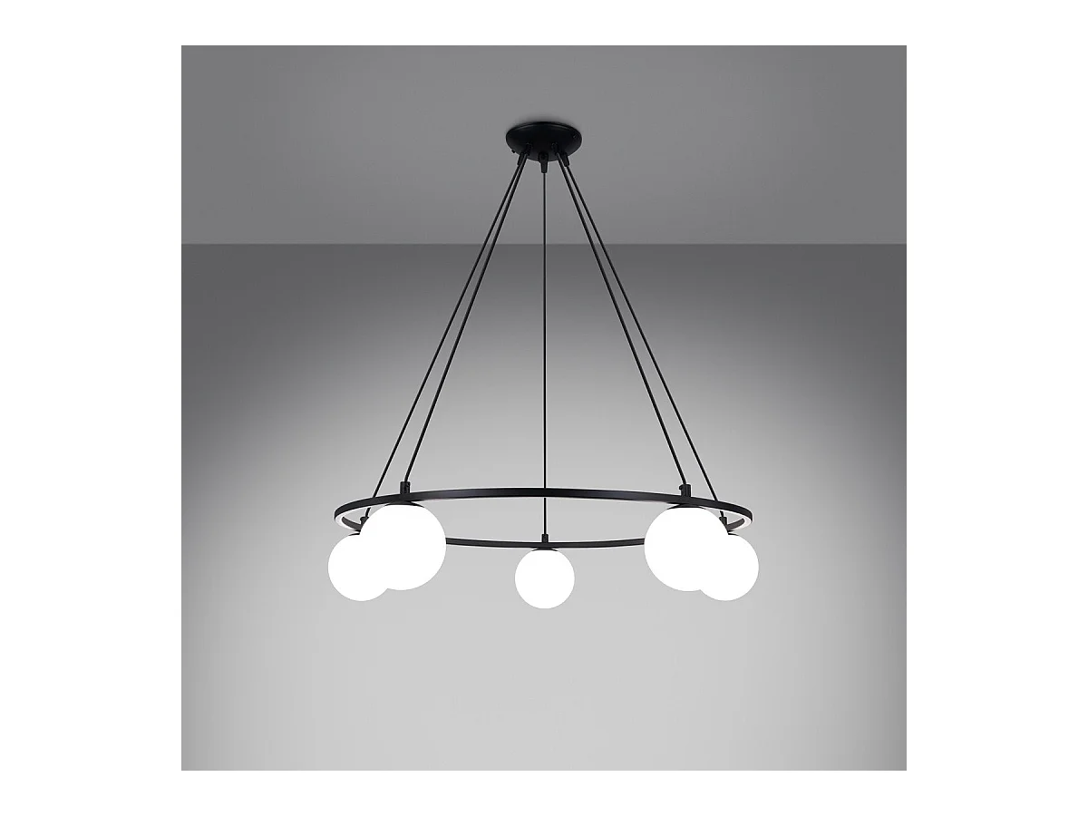 Lustre Seraphine 5 Noir