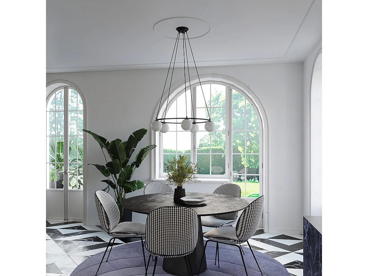 Lustre Seraphine 5 Noir