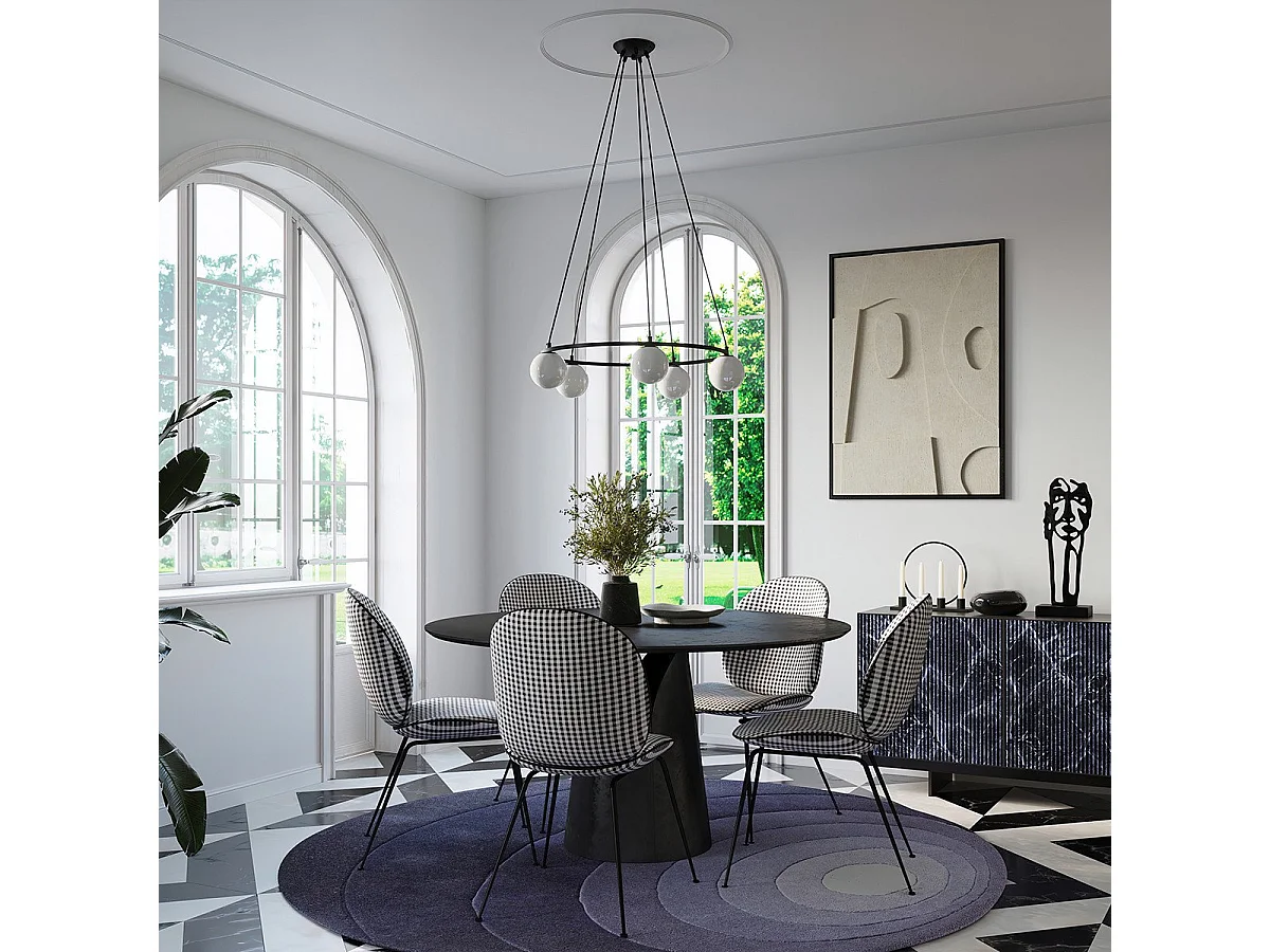 Lustre Seraphine 5 Noir