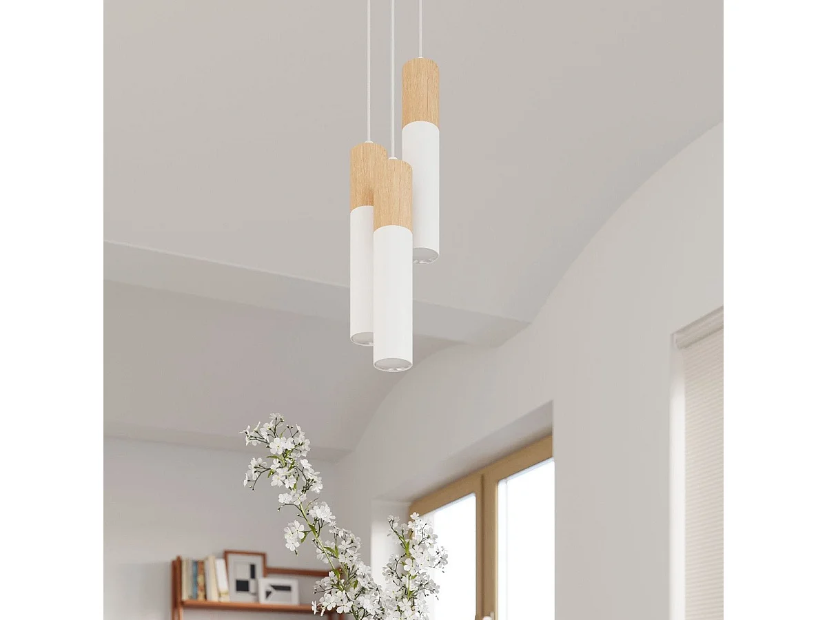 Lampe pendante Polaris 2 blanc