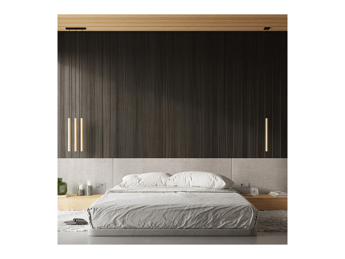 Lampe pendante Novastel 5P bois