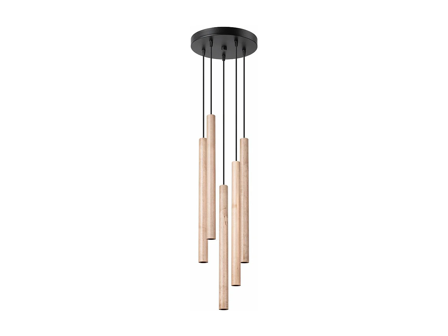 Lampe pendante Novastel 5P bois