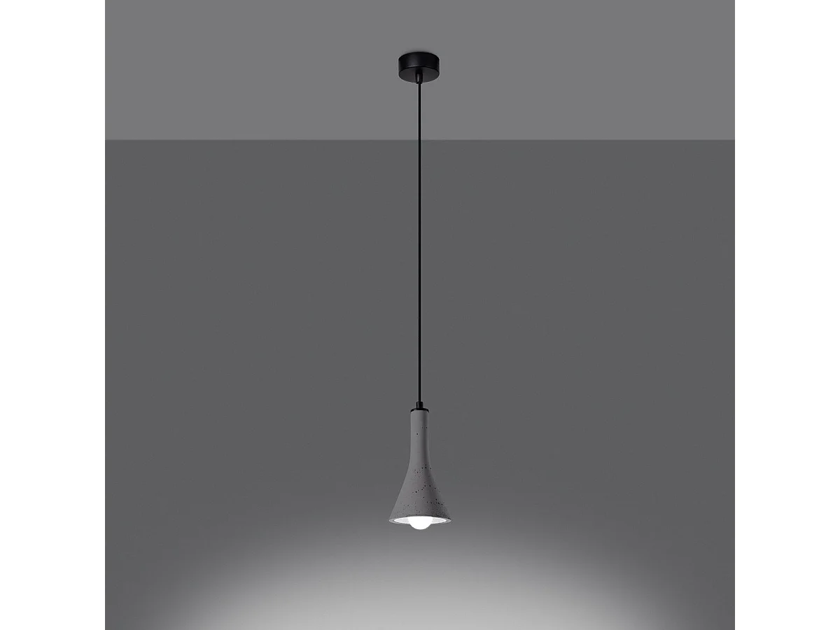 Lampe suspendue Siriara 1 béton