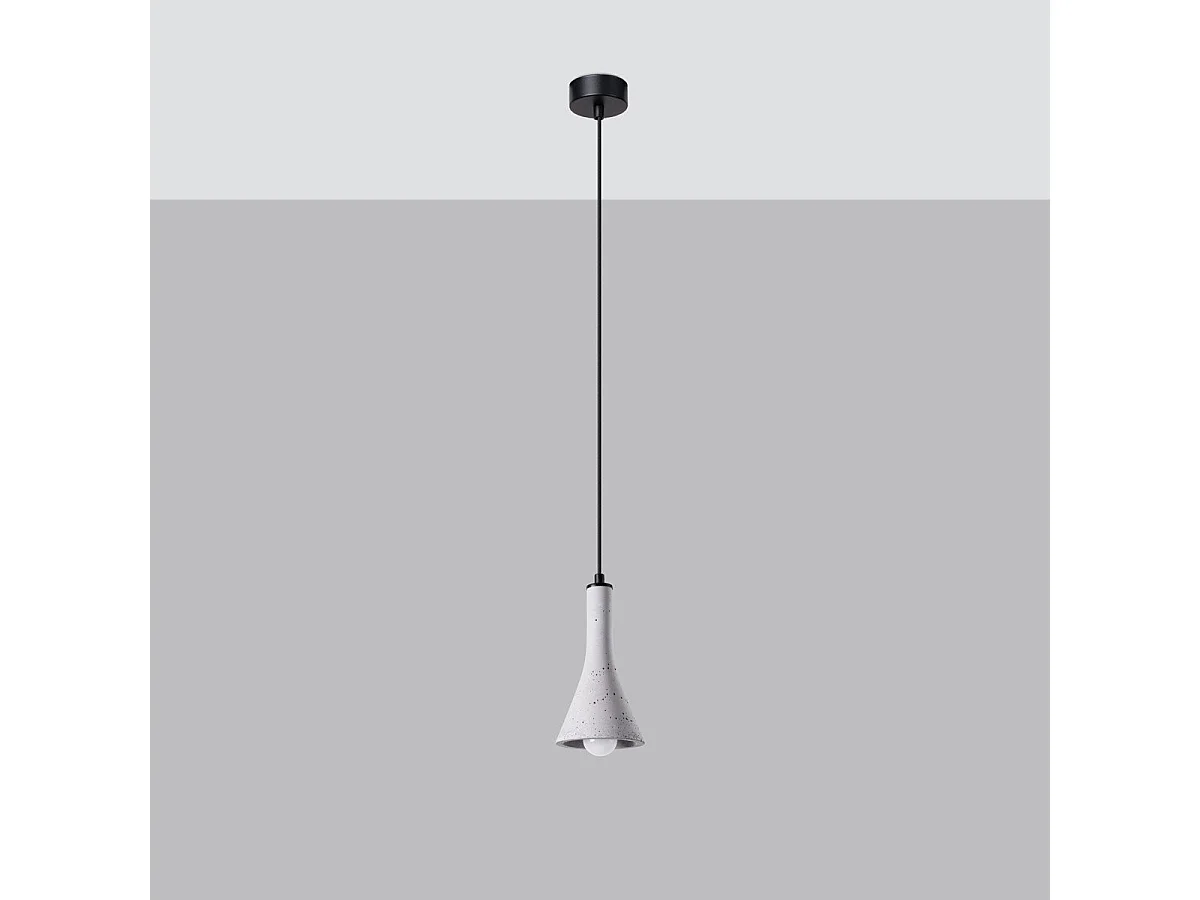 Lampe suspendue Siriara 1 béton