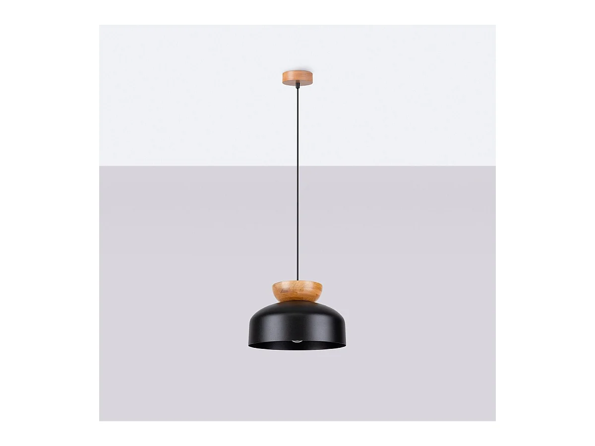 Lampe suspendue Marsis noir