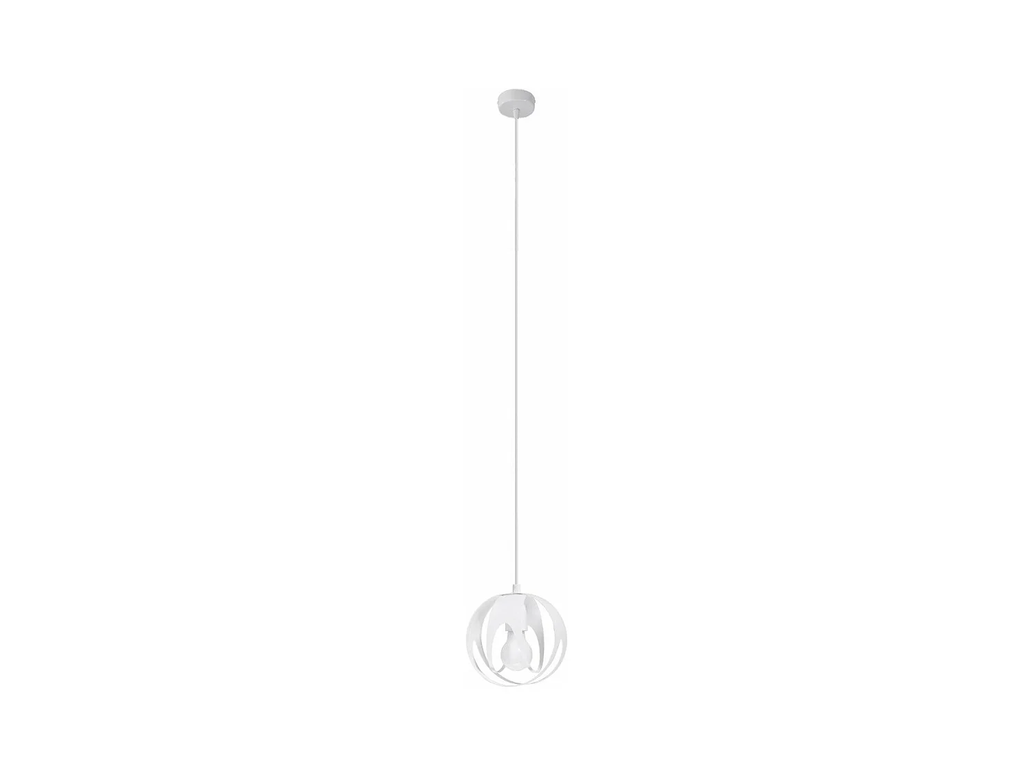 Lampe pendante Alden 1 blanc