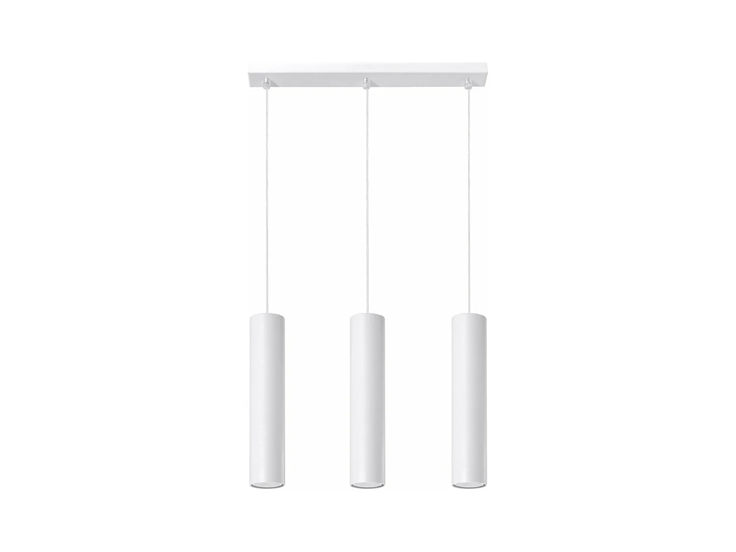 Lampe suspendue Luminis 3L blanc