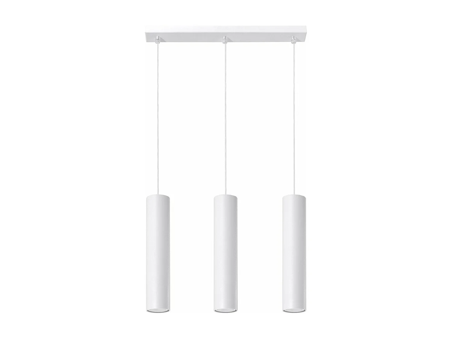Lampe suspendue Luminis 3L blanc