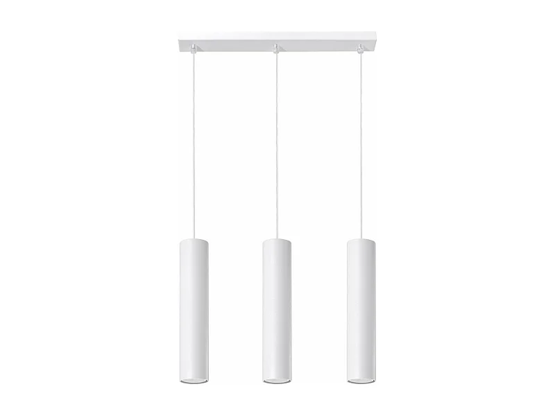 Lampe suspendue Luminis 3L blanc