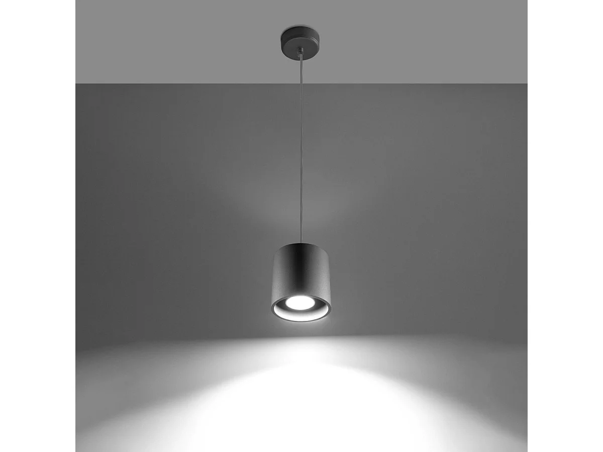 Lampe suspendue Orbitum 1 gris