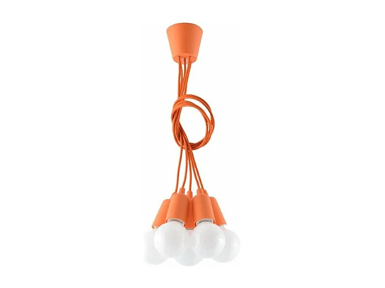 Lampe pendante Dione 5 orange