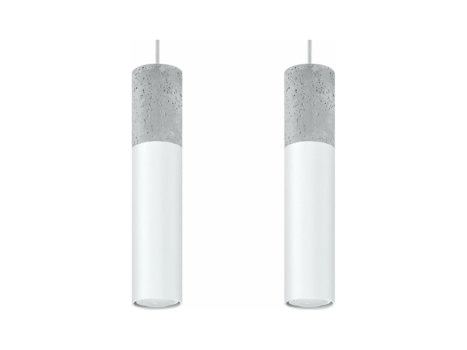 Lampe suspendue BORGIO 2 blanc