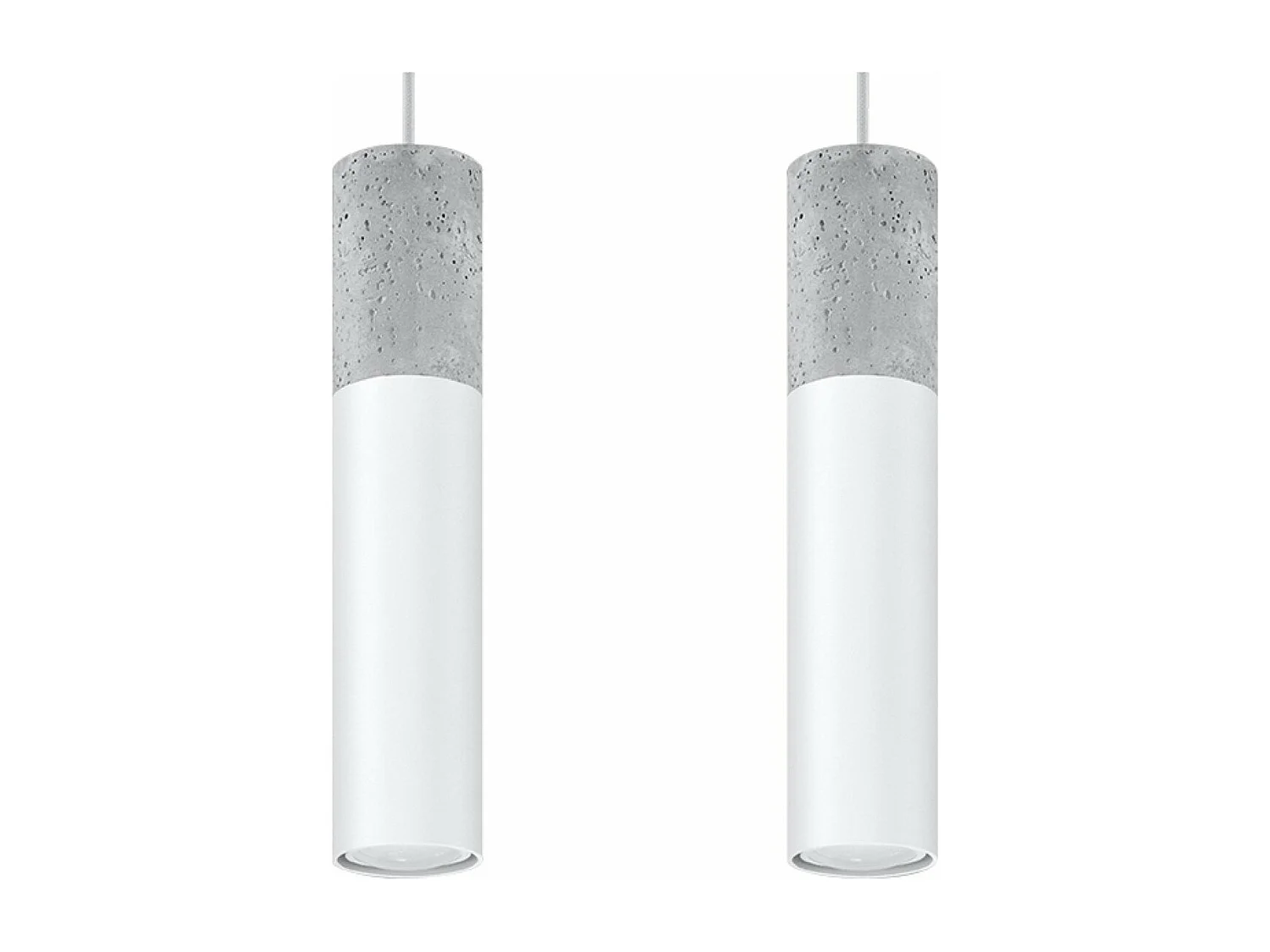 Lampe suspendue BORGIO 2 blanc