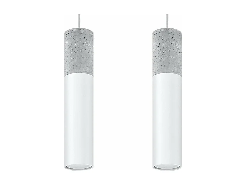 Lampe suspendue BORGIO 2 blanc