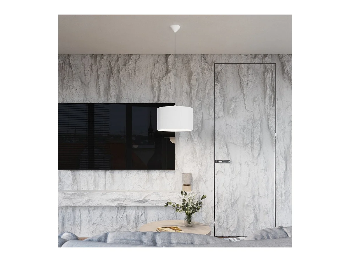 Lampe suspendue Novara 30 blanc