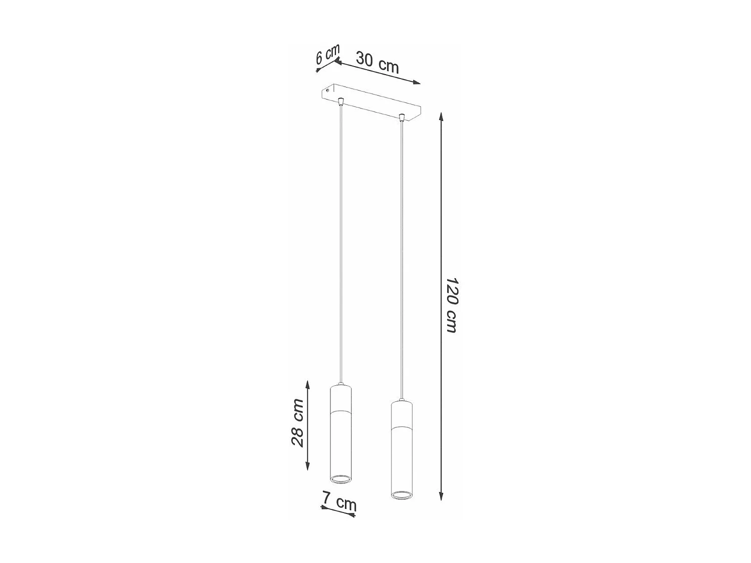 Lampe suspendue Thalassa 2 gris