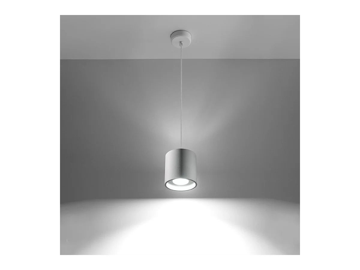 Lampe suspendue Orbitum 1 blanc