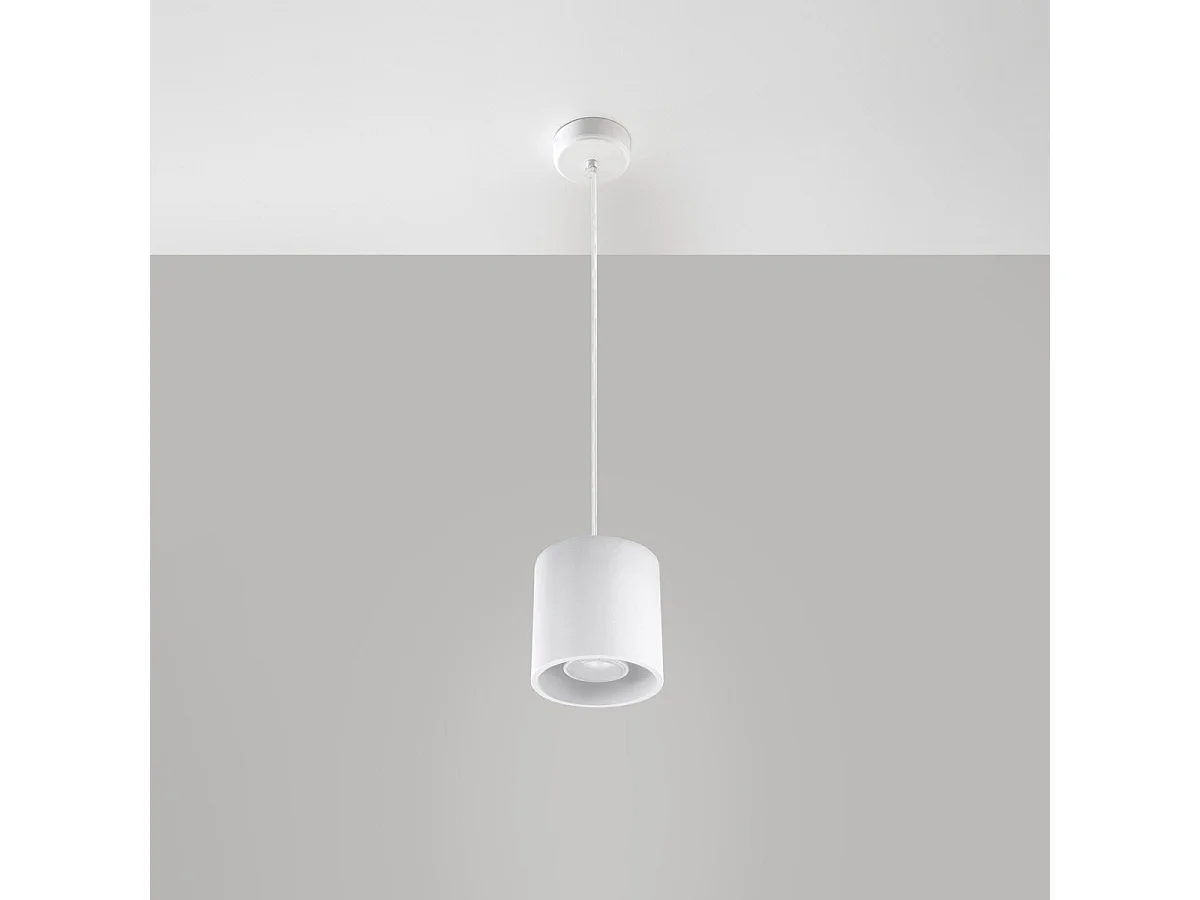 Lampe suspendue Orbitum 1 blanc