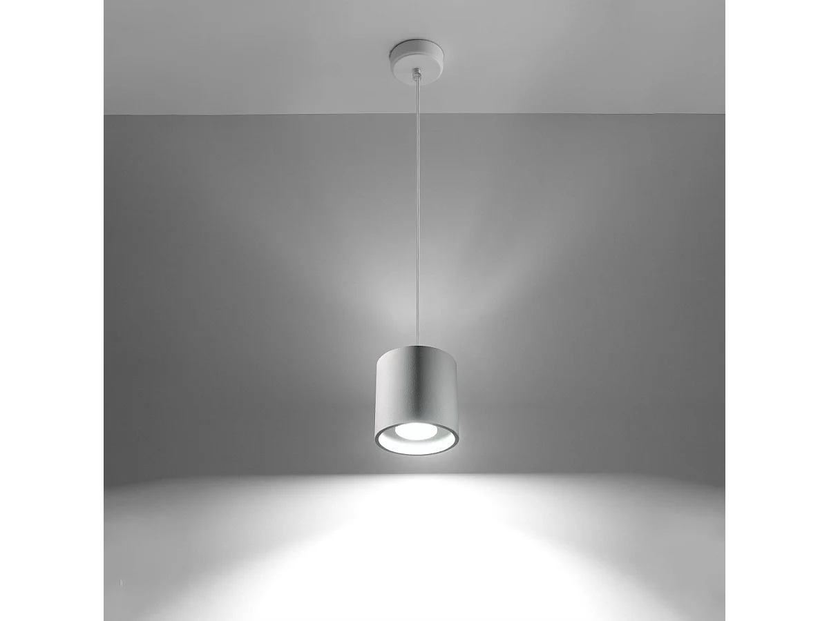 Lampe suspendue Orbitum 1 blanc